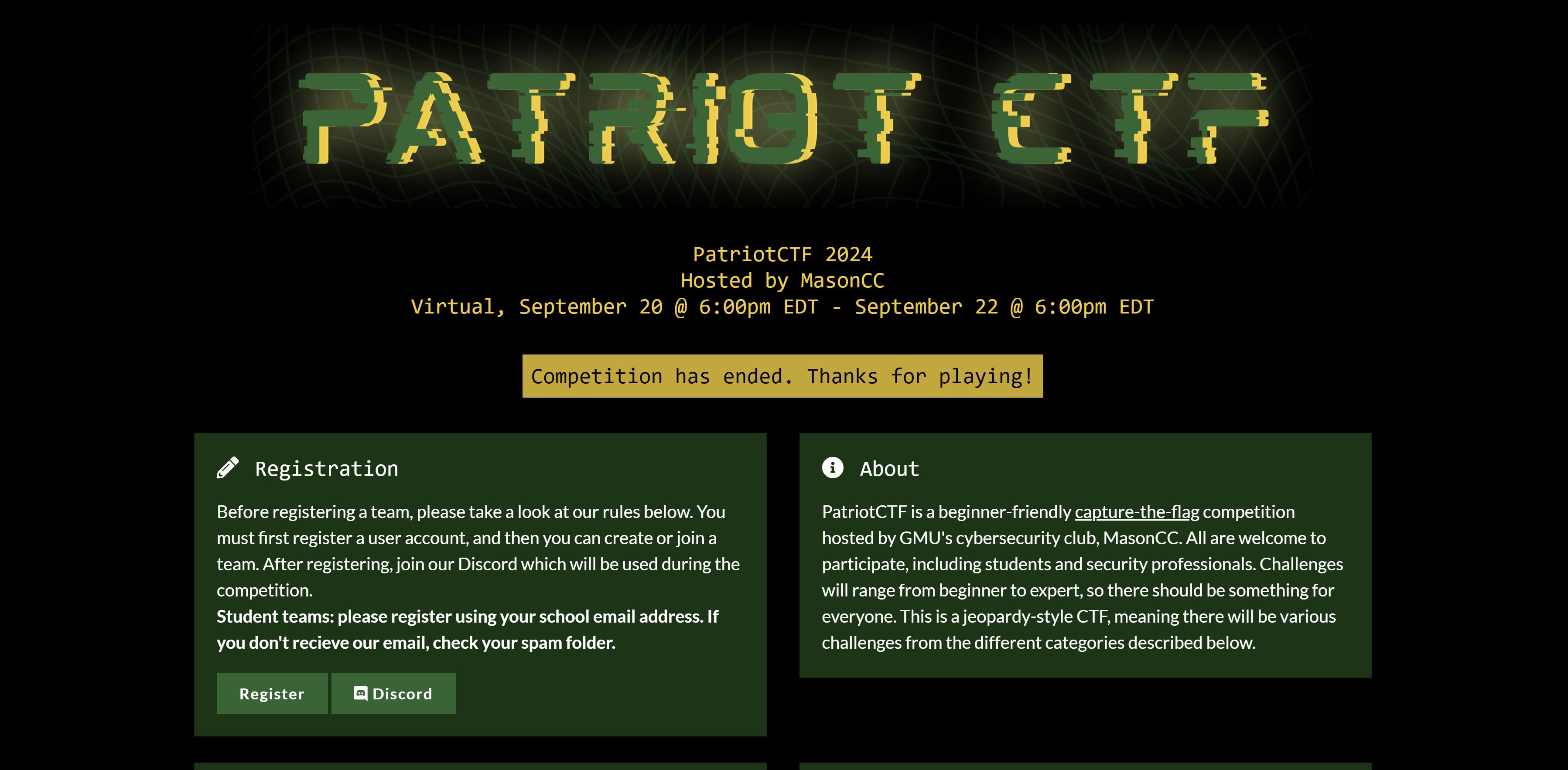 Featured image of post PatriotCTF 2024 - Open Seasame (Web)